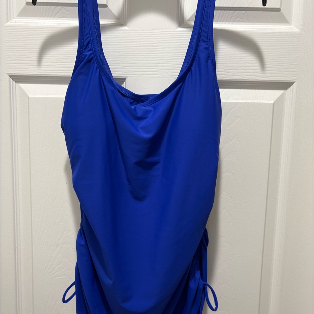 Kona Sol Vibrant Blue Tankini Top.